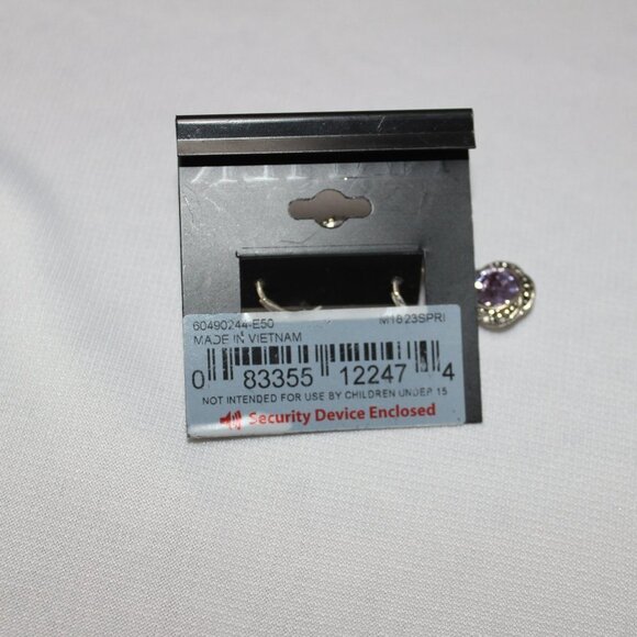 NWT Napier Pink Crystal Earrings - Picture 5 of 5